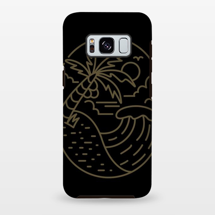 Galaxy S8 plus StrongFit Great Wave by Afif Quilimo