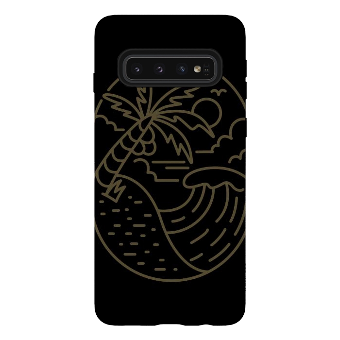Galaxy S10 StrongFit Great Wave by Afif Quilimo