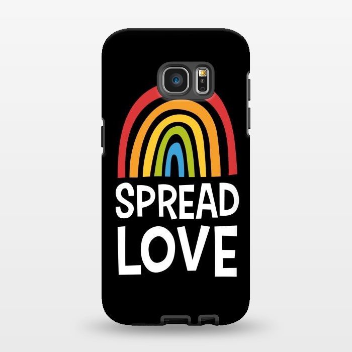 Galaxy S7 EDGE StrongFit Spread Love by Majoih