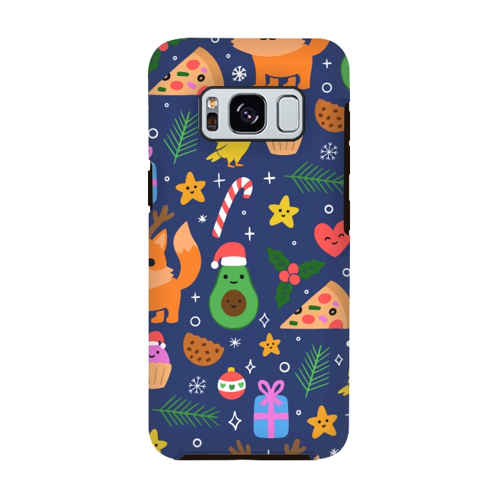 Galaxy S8 StrongFit CHRISTMAS FUNNY PATTERN 2 by MALLIKA