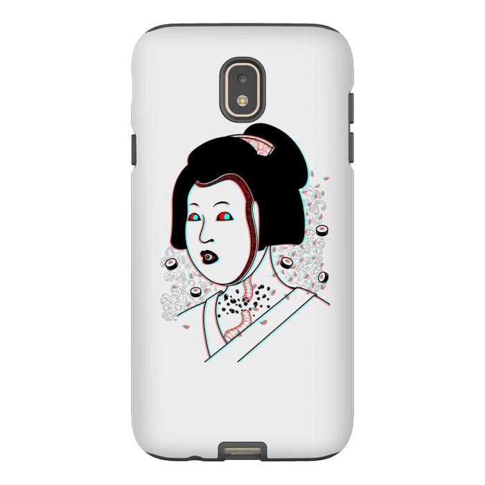 Galaxy J7 StrongFit Psychedelic Geisha by Pigboom