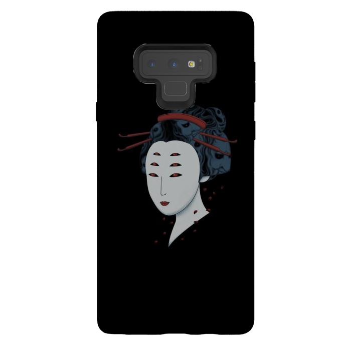 Galaxy Note 9 StrongFit Floating with Demons by Pigboom