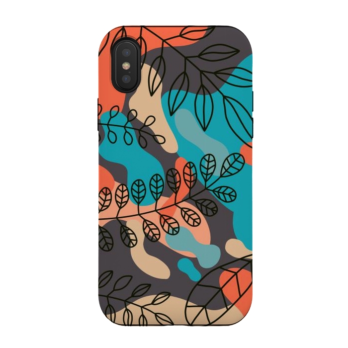 iPhone Xs / X StrongFit Sutera Floral by Hanny Agustine