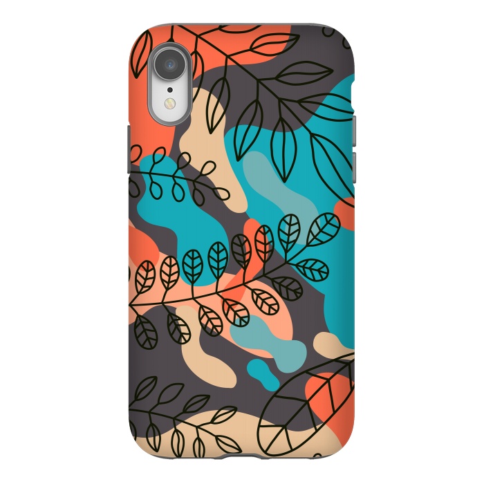 iPhone Xr StrongFit Sutera Floral by Hanny Agustine