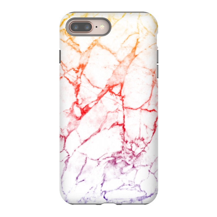 iPhone 7 plus StrongFit Colour gradient marble texture by Oana 