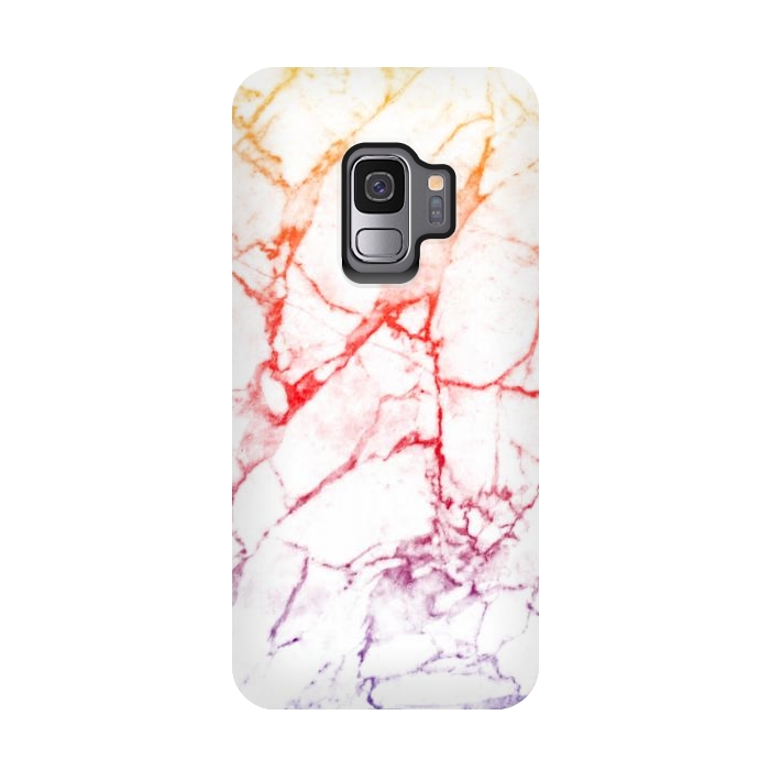 Galaxy S9 StrongFit Colour gradient marble texture by Oana 