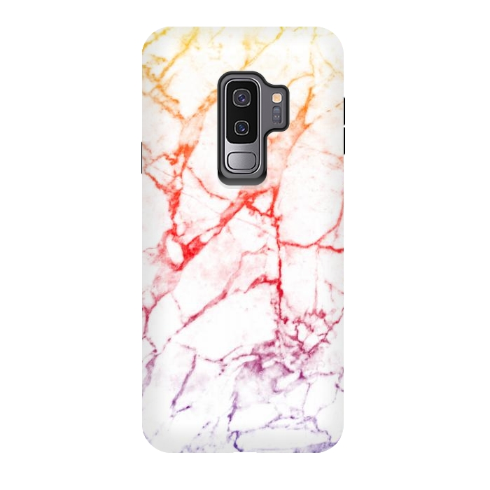 Galaxy S9 plus StrongFit Colour gradient marble texture by Oana 