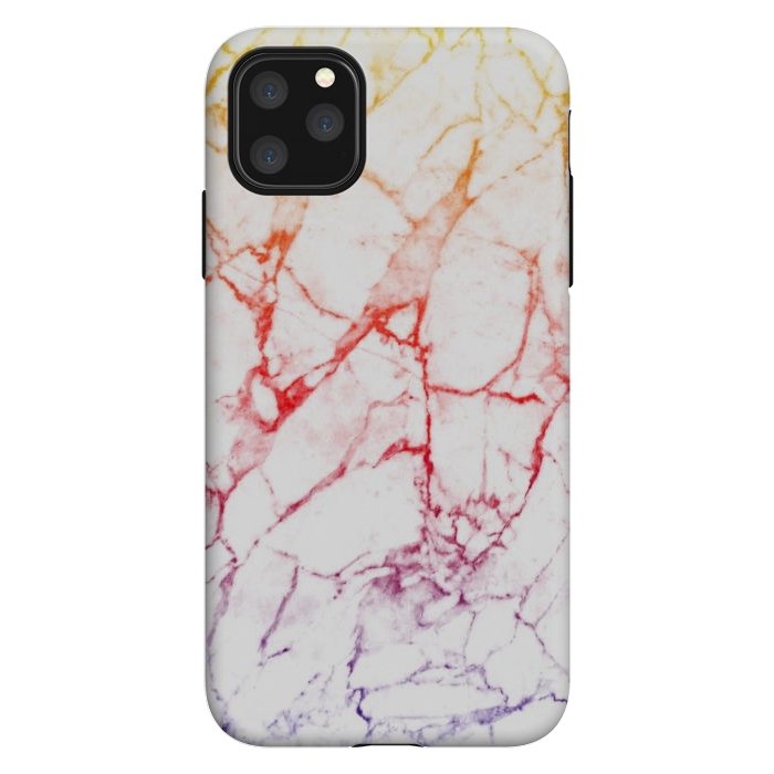 iPhone 11 Pro Max StrongFit Colour gradient marble texture by Oana 