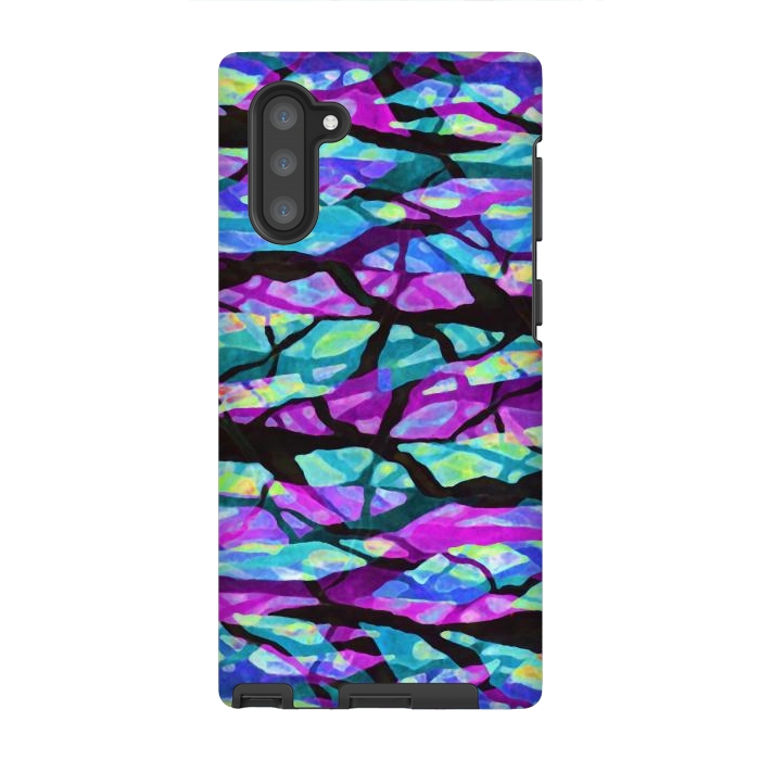 Galaxy Note 10 StrongFit Abstract Trees Digital Art G551 by Medusa GraphicArt