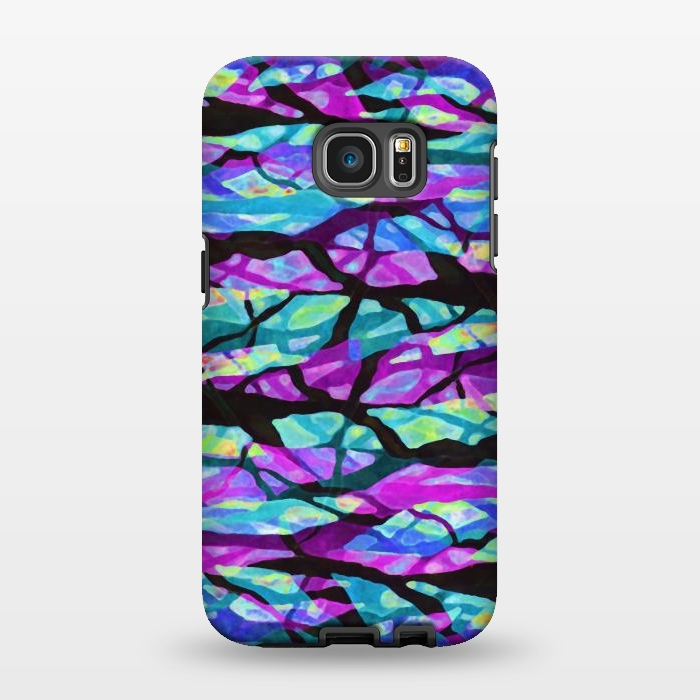 Galaxy S7 EDGE StrongFit Abstract Trees Digital Art G551 by Medusa GraphicArt