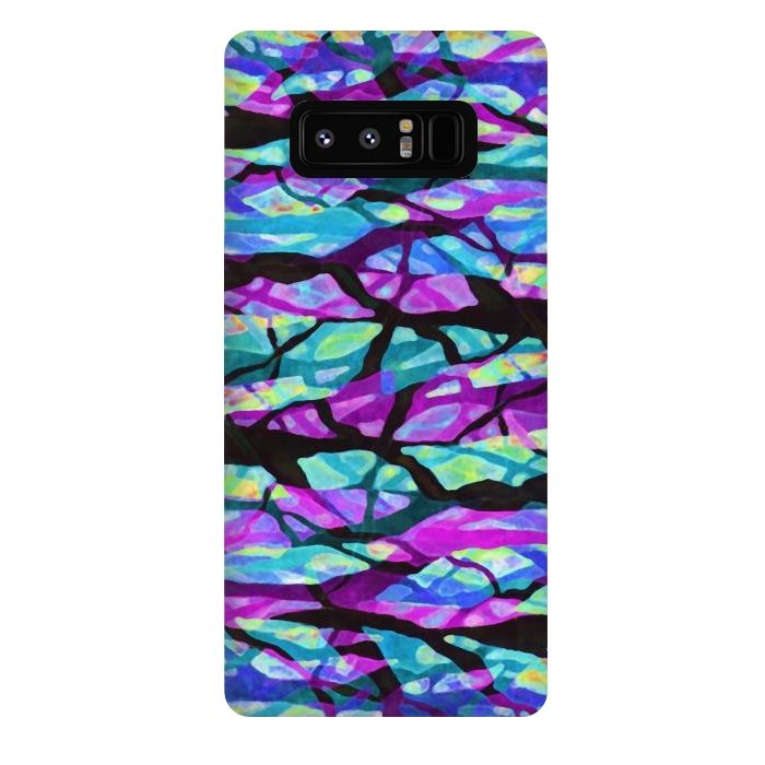 Galaxy Note 8 StrongFit Abstract Trees Digital Art G551 by Medusa GraphicArt