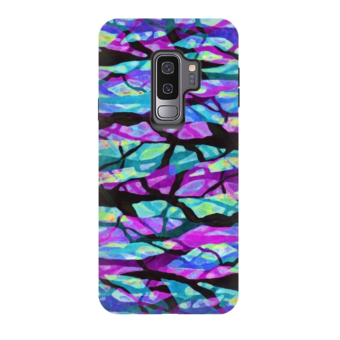 Galaxy S9 plus StrongFit Abstract Trees Digital Art G551 by Medusa GraphicArt