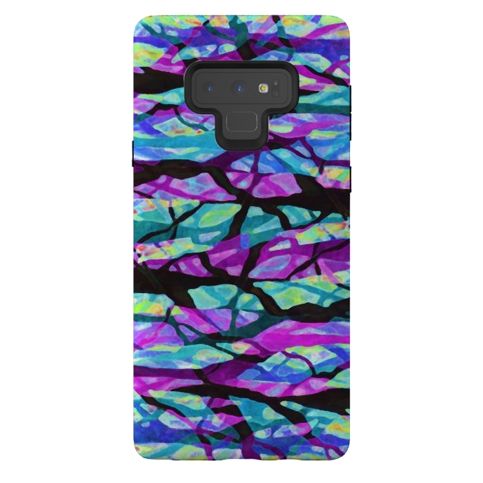Galaxy Note 9 StrongFit Abstract Trees Digital Art G551 by Medusa GraphicArt