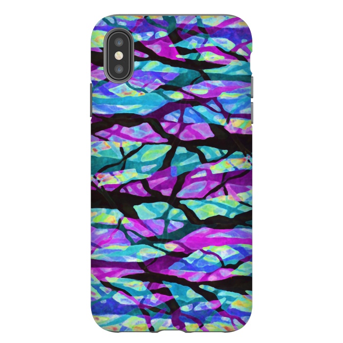 iPhone Xs Max StrongFit Abstract Trees Digital Art G551 by Medusa GraphicArt