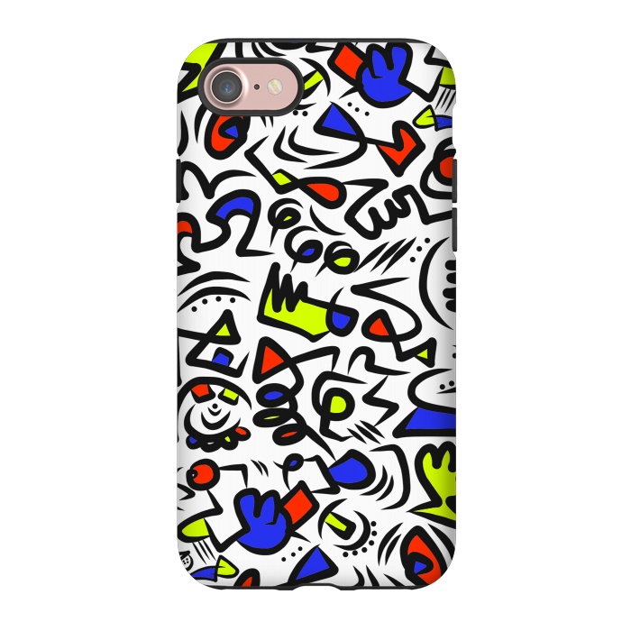 iPhone 7 StrongFit Mondrian Abstract by Hanny Agustine