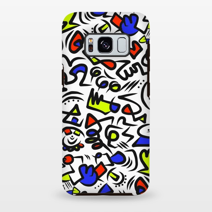 Galaxy S8 plus StrongFit Mondrian Abstract by Hanny Agustine