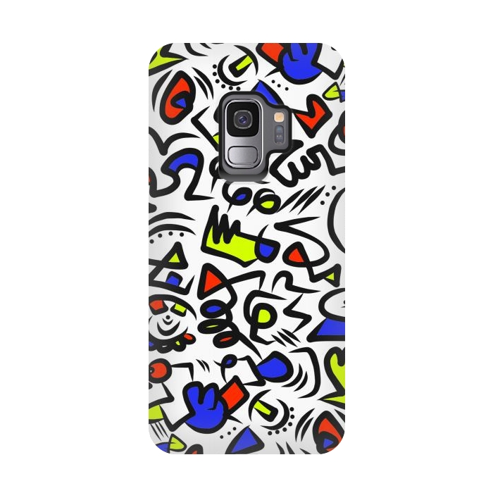 Galaxy S9 StrongFit Mondrian Abstract by Hanny Agustine
