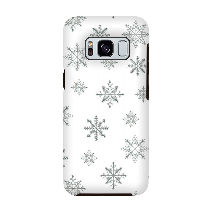 Galaxy S8 StrongFit Snowflakes by Julia Badeeva
