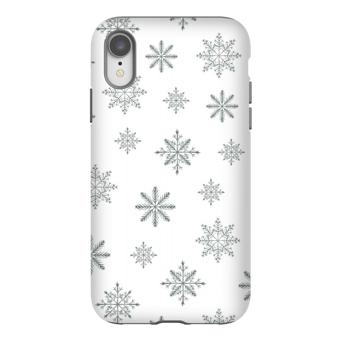 iPhone Xr StrongFit Snowflakes by Julia Badeeva