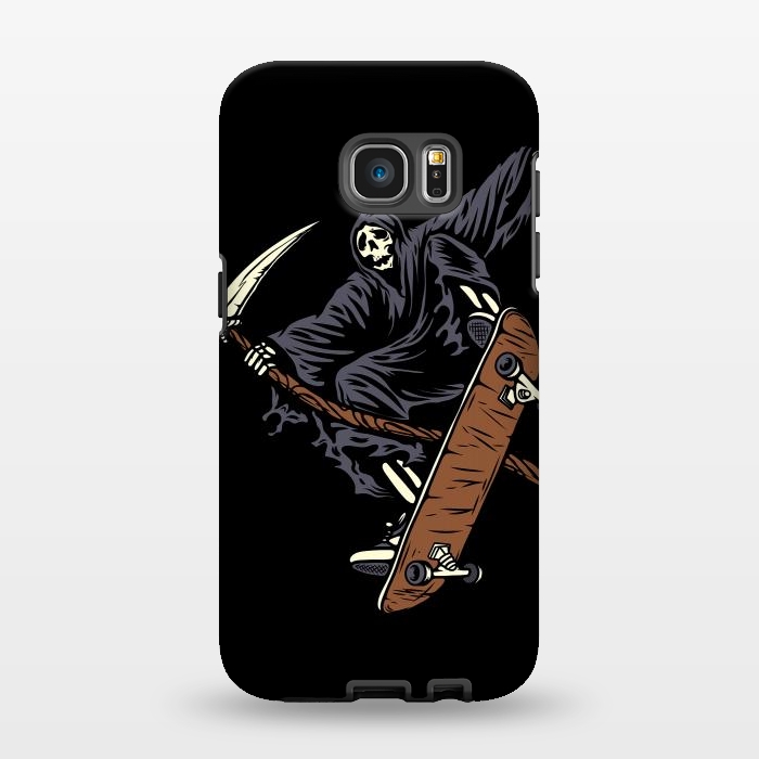 Galaxy S7 EDGE StrongFit Skate Reaper by Afif Quilimo