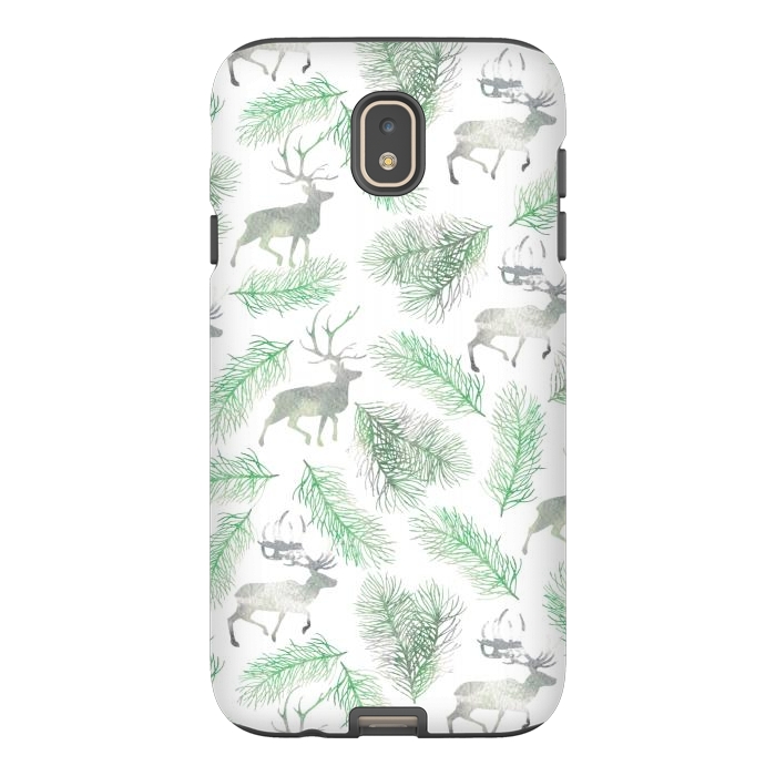 Galaxy J7 StrongFit Deer and pine branches by Julia Badeeva
