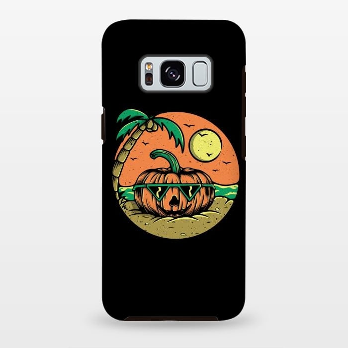 Galaxy S8 plus StrongFit Pumpkin Summer by Afif Quilimo