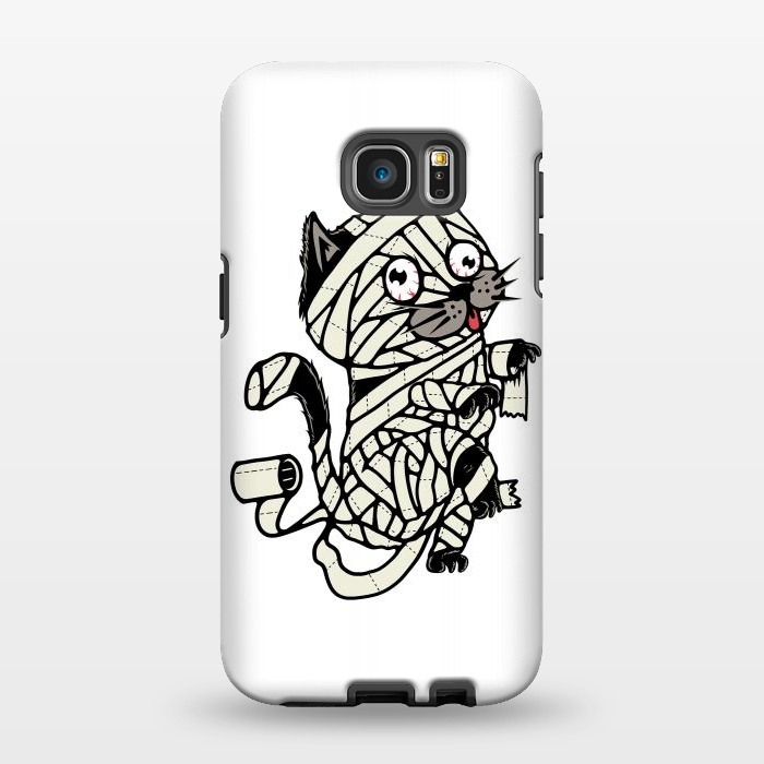 Galaxy S7 EDGE StrongFit Mummy Cat by Afif Quilimo