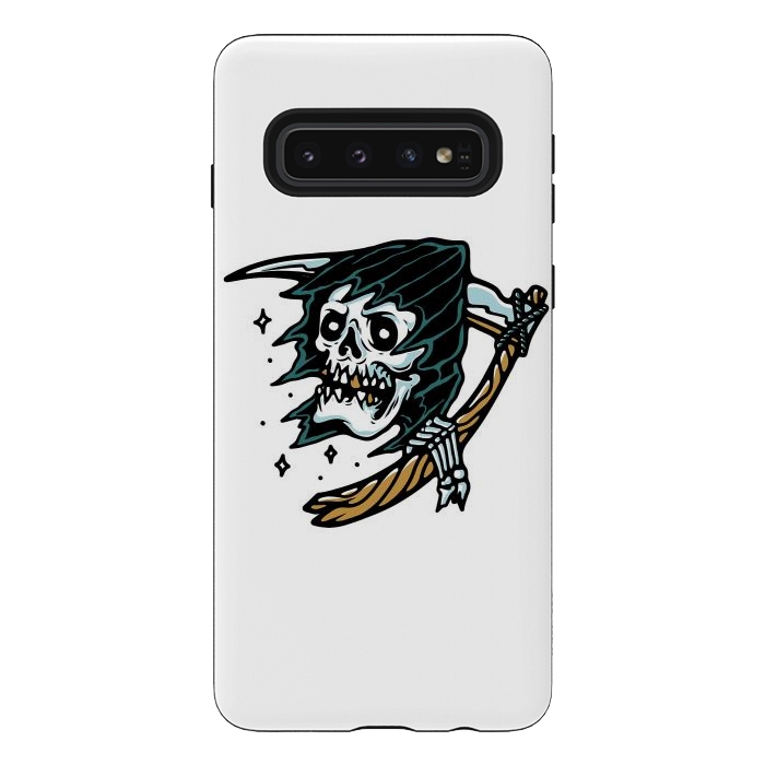 Galaxy S10 StrongFit Grim Reaper Tattoo by Afif Quilimo