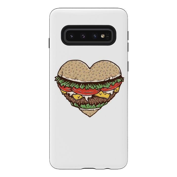 Galaxy S10 StrongFit Hamburger Lover by Afif Quilimo
