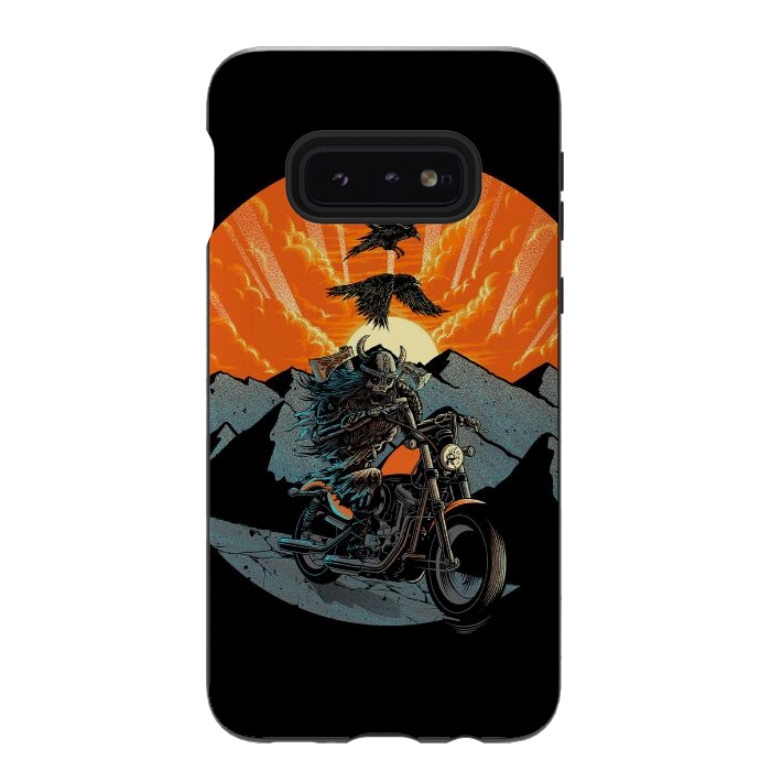 Galaxy S10e StrongFit Viking Rider by Afif Quilimo