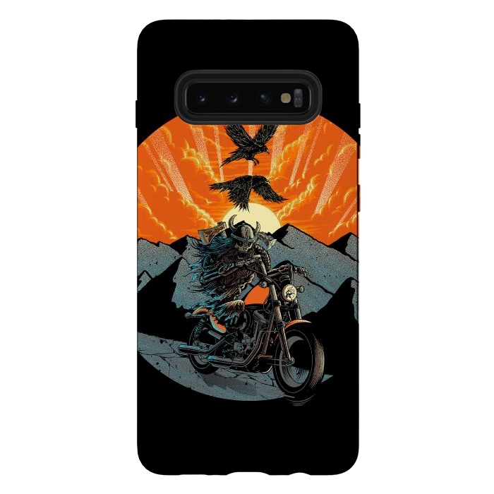 Galaxy S10 plus StrongFit Viking Rider by Afif Quilimo