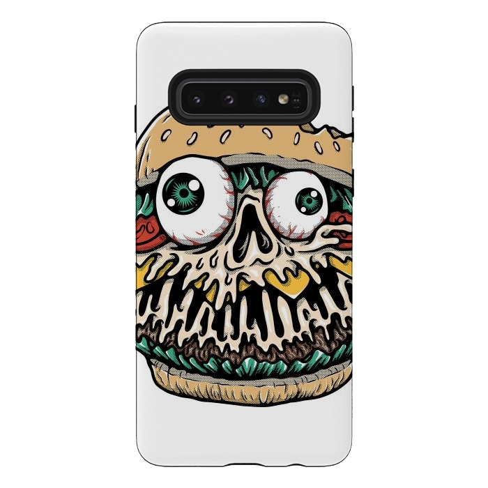Galaxy S10 StrongFit Hamburger Monster by Afif Quilimo