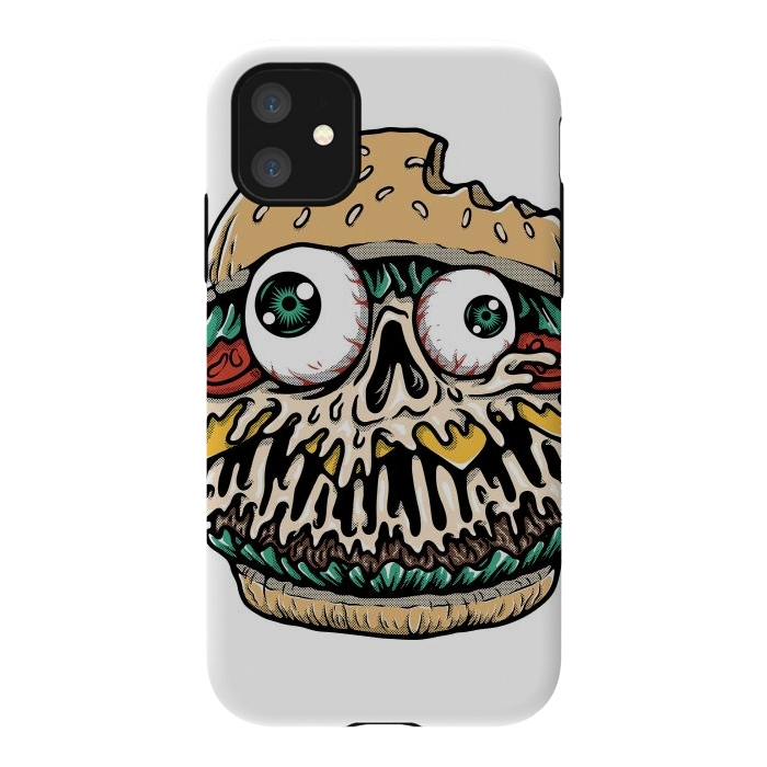 iPhone 11 StrongFit Hamburger Monster by Afif Quilimo
