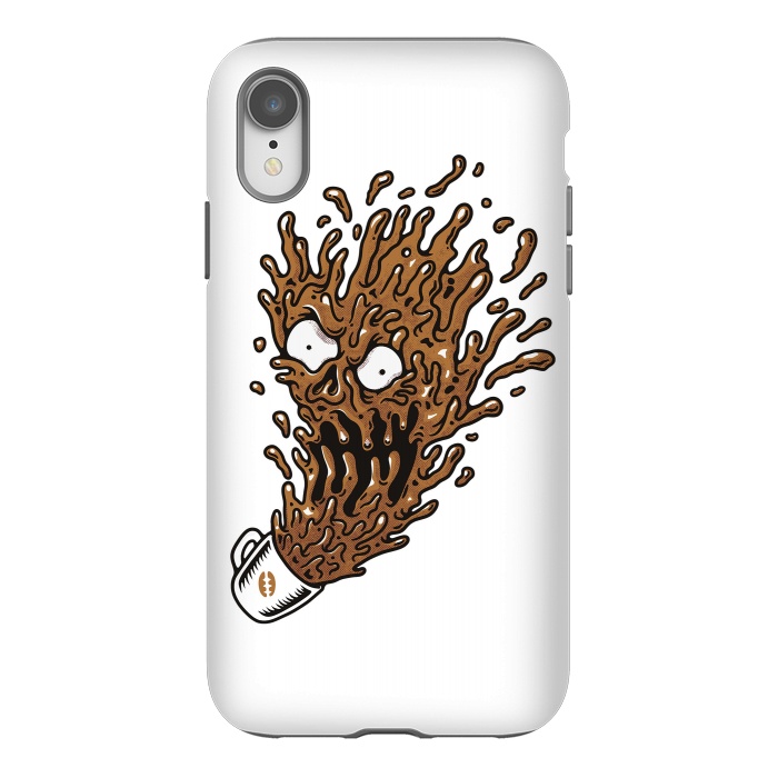 iPhone Xr StrongFit Coffee Monster by Afif Quilimo