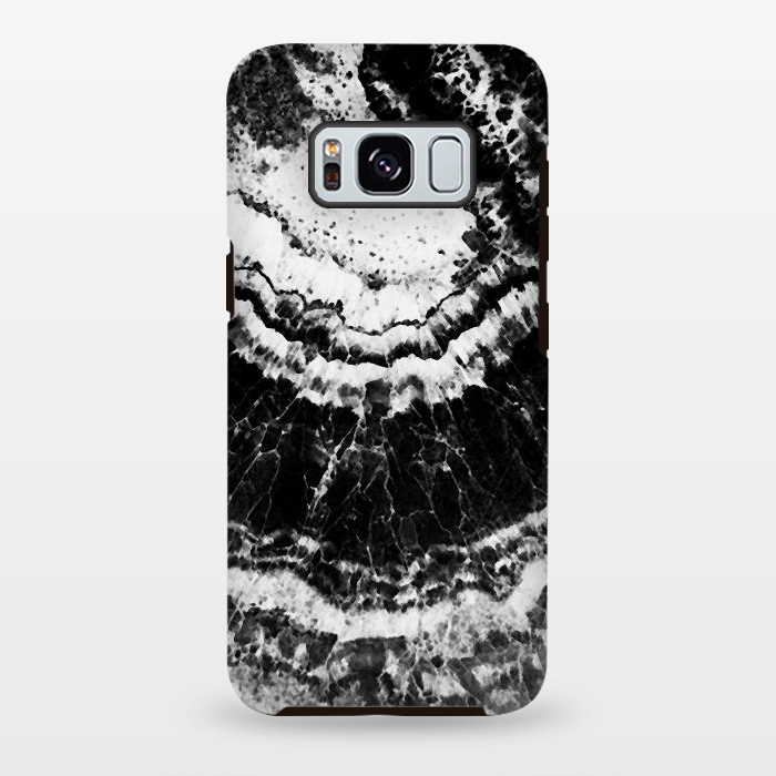 Galaxy S8 plus StrongFit Dark geode marble etxture by Oana 