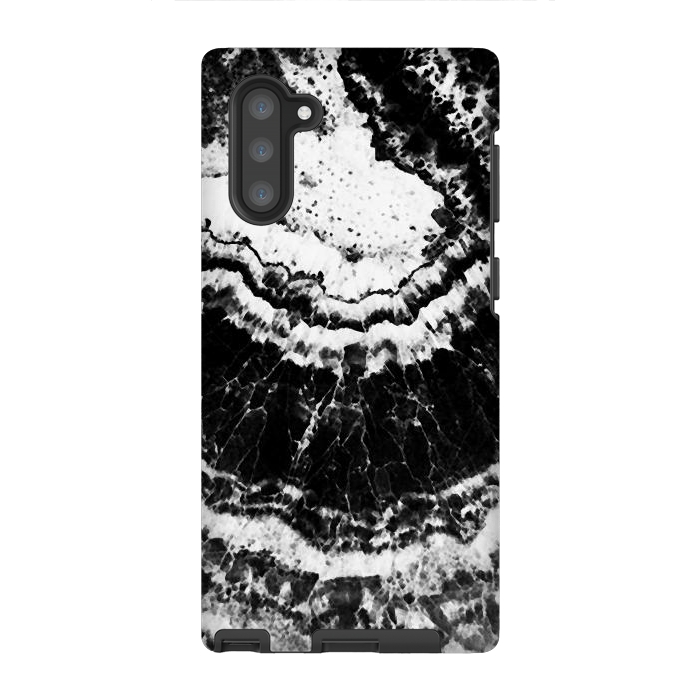Galaxy Note 10 StrongFit Dark geode marble etxture by Oana 