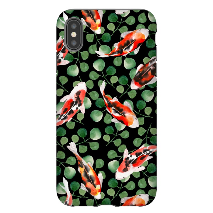 iPhone Xs Max StrongFit Koi fish by Julia Badeeva