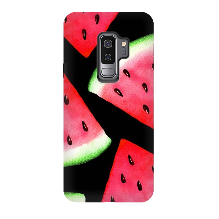 Galaxy S9 plus StrongFit Watermelon by Julia Badeeva