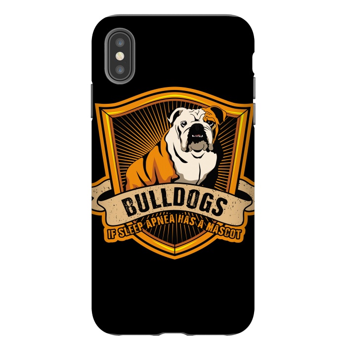 iPhone Xs Max StrongFit bulldog by haroulita
