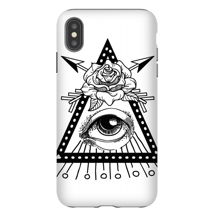 iPhone Xs Max StrongFit third eye rose by haroulita