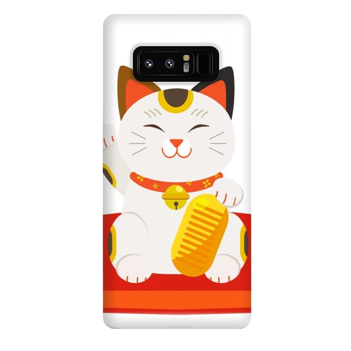 Galaxy Note 8 StrongFit lucky cat by haroulita