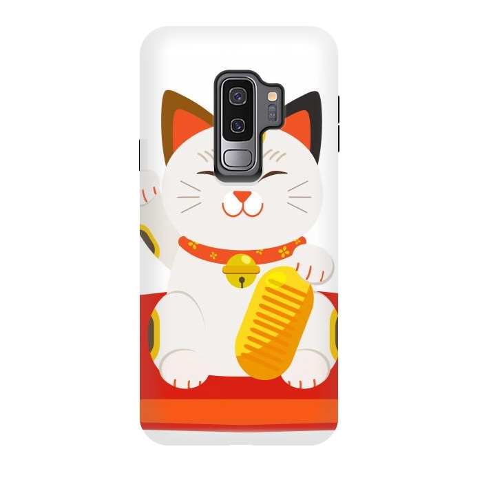 Galaxy S9 plus StrongFit lucky cat by haroulita