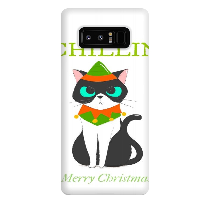 Galaxy Note 8 StrongFit funny kitty by haroulita