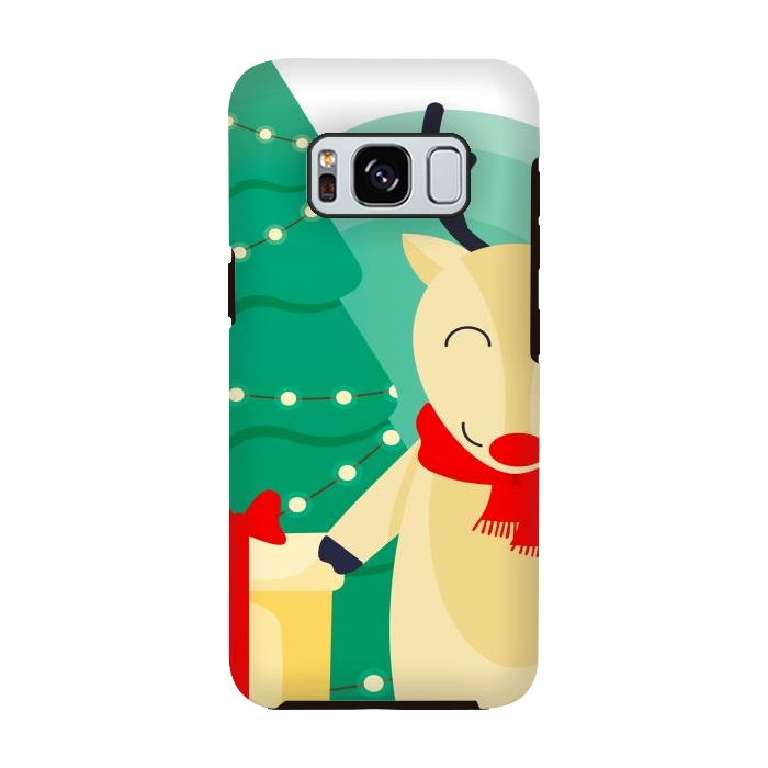 Galaxy S8 StrongFit happy reindeer by haroulita