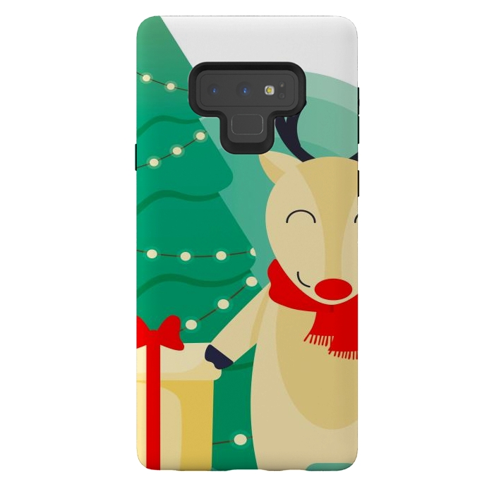 Galaxy Note 9 StrongFit happy reindeer by haroulita