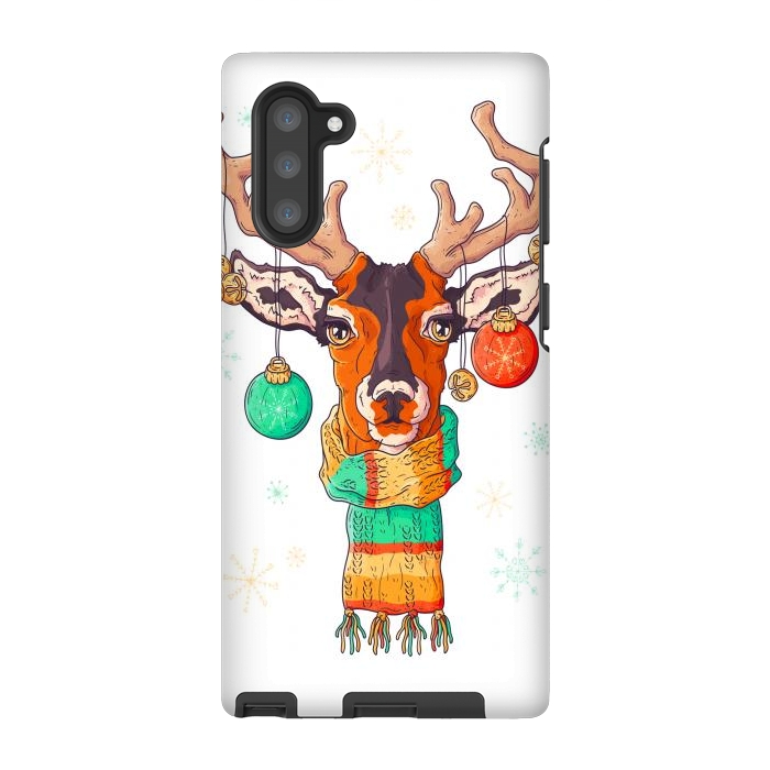 Galaxy Note 10 StrongFit christmas reindeer by haroulita