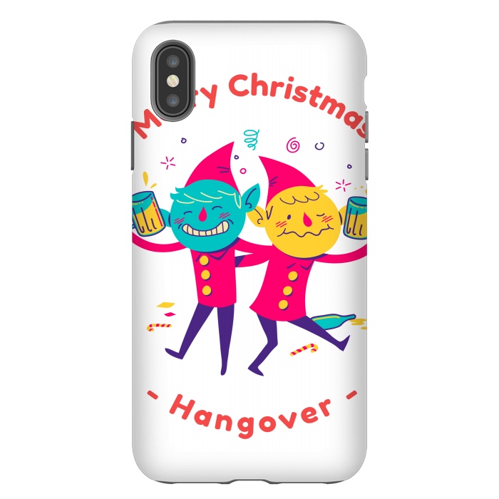iPhone Xs Max StrongFit christmas hangover by haroulita