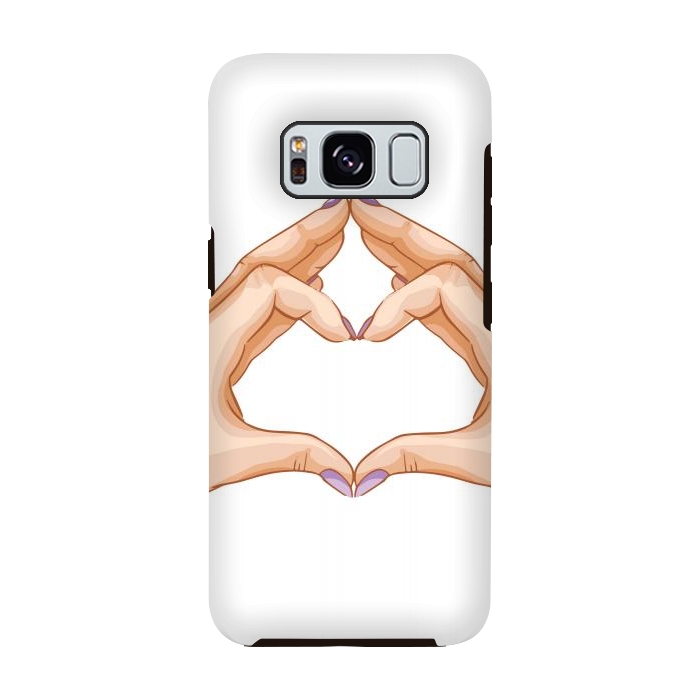 Galaxy S8 StrongFit heart hand  by haroulita