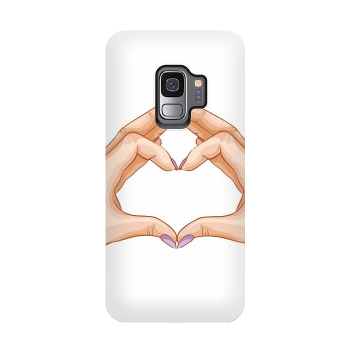 Galaxy S9 StrongFit heart hand  by haroulita