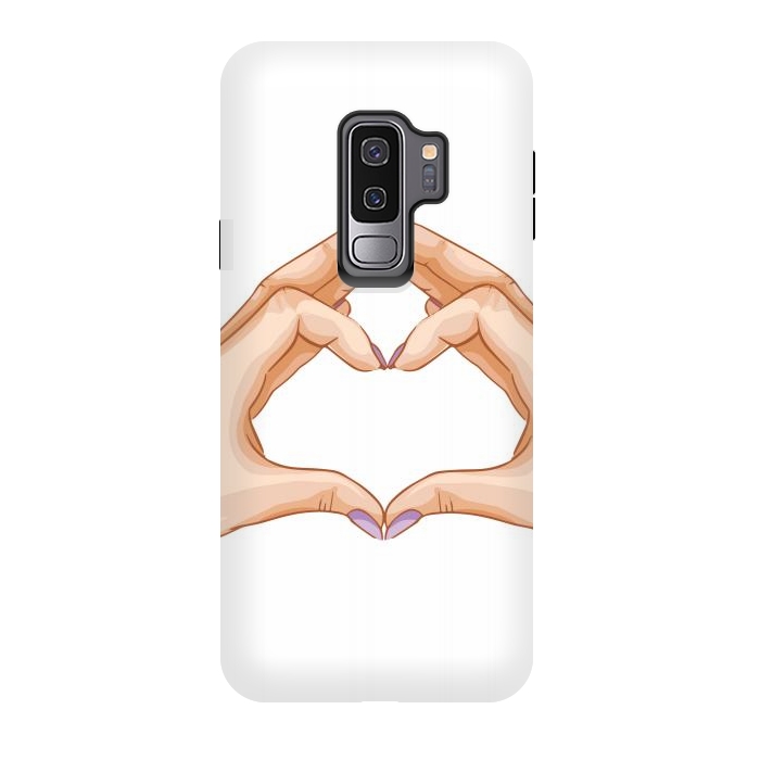 Galaxy S9 plus StrongFit heart hand  by haroulita